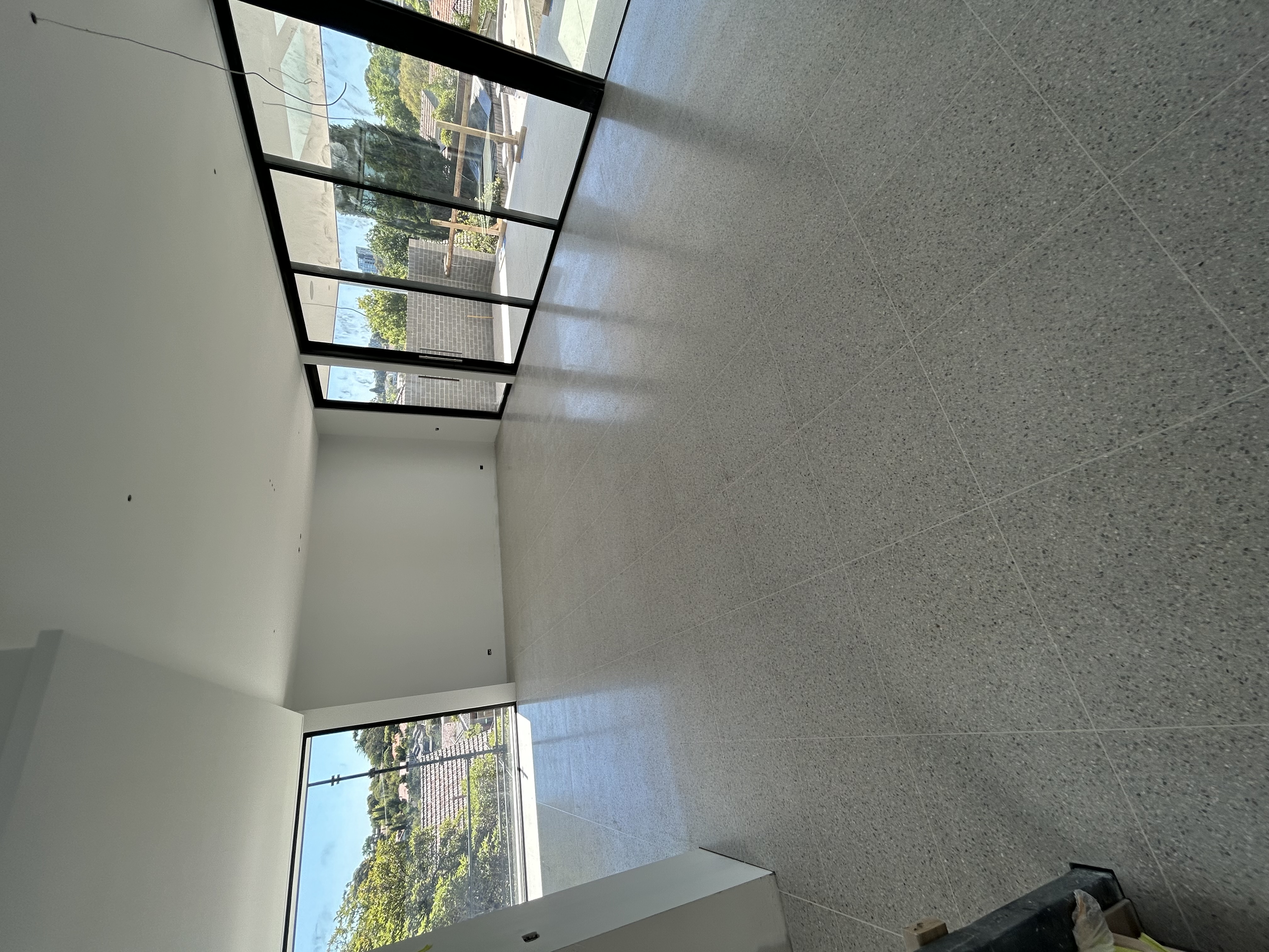 Epoxy flooring system — before and after